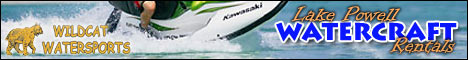 Click Here for the best 2 and 4 stroke watercraft rentals at Lake Powell!