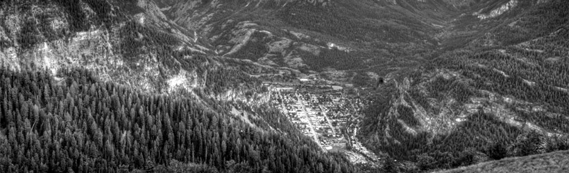Ouray from above