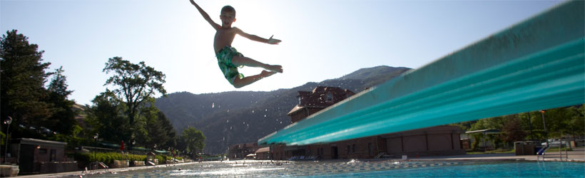 Dive in at Glenwood Hot Springs