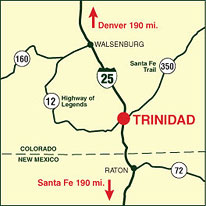 Trinidad Map