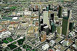 Aerial view of Denver